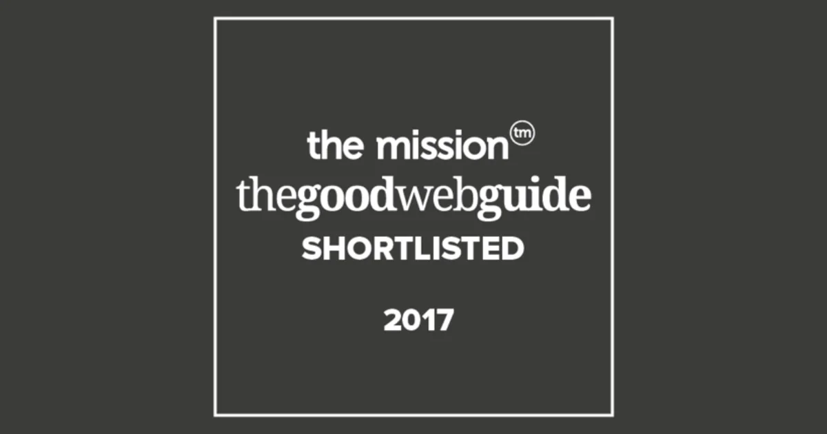 AnyJunk shortlisted for Good Web Guide Website of the Year 2017
