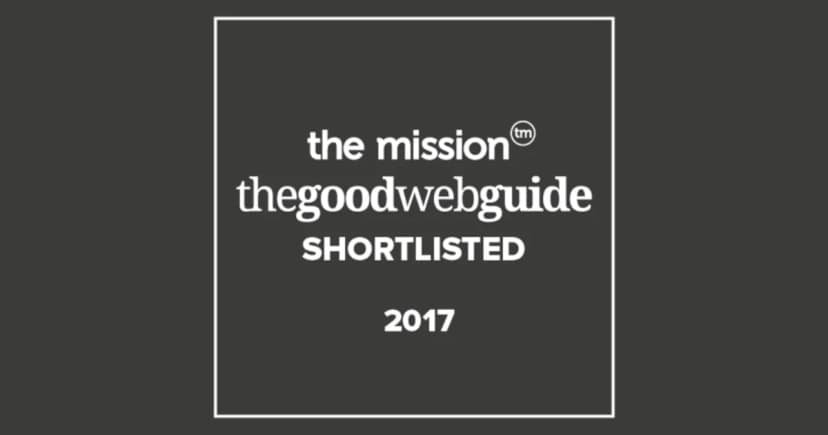 AnyJunk shortlisted for Good Web Guide Website of the Year 2017