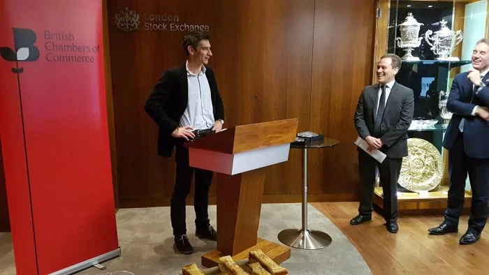 jason mohr anyjunk MD speech at london stock exchange